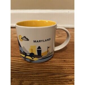 Starbucks Maryland You Are Here Series Collection 14oz Coffee Tea Mug Cup